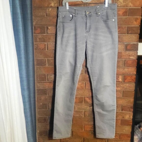 GAP Women's Girlfriend Gray Tapered Jean - Size 8/29 - Picture 1 of 12